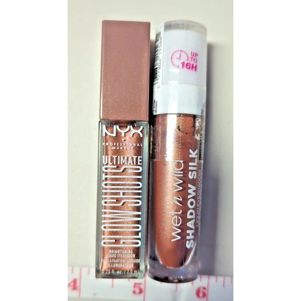 NYX Professional Makeup Butter Gloss & Wet n Wild Shadow Silk Liquid Eyeshadow